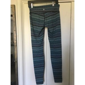 Lululemon striped leggings